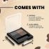 MARS 4 in 1 Eyebrow Powder Cake with Angled Eyebrow Brush and Spoolie | Long Lasting & Waterproof | (8g)