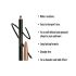 LAKMÉ Eyebrow Pencil, Black, 1.2 g