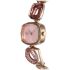 Titan Raga Facets Pink Dial Analog Stainless Steel Strap Watch for Women-NS95118WM02/NT95118WM02