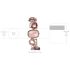 Titan Raga Facets Pink Dial Analog Stainless Steel Strap Watch for Women-NS95118WM02/NT95118WM02