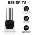 RENEE Mattitude Nail Paint- Feather Black 10ml | Quick Drying, Matte Finish, Long Lasting, Chip resisting Formula with High coverage | Acetone & Paraben Free 