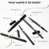 SUGAR Cosmetics Arch Arrival Brow Definer | Brow Pencil with Spoolie | Lasts Upto 12hrs | Pigmented Eyebrow Pencil | Long Lasting & Natural Finish | 3.5gm - 04 Felix Onyx