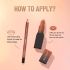 Swiss Beauty Line & Fine Lip Duo with Lip Liner & HD Matte Lipstick |Matte Finish |Long-Lasting | Non-Drying | 3.2gm