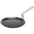 Hawkins Futura 26 cm Flat Tava, Hard Anodised Tawa with Stainless Steel Handle, Induction Tawa with Rim, Pancake Pan, Flat Pan, Black (IAFT26)