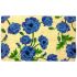 Onlymat Flower Design Natural Coir Doormat (75 cm x 45 cm x 1.5 cm, Multicolour)