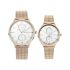 Titan Quartz Multifunction White Dial Stainless Steel Strap Watch for Couple-NS9400394203WM01P/NT9400394203WM01