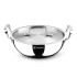 BERGNER Tripro TriPly Stainless Steel 24cm Deep Kadai with Lid, 3 L Kadhai, Durable Stay Cool Handles, Heavy Bottom, Metal Spatula Friendly - Induction Base and Gas Ready (5-Year Warranty