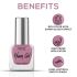 RENEE Hyper Gel Nail Paint- Misty Rose 10ml | Quick Drying, Glossy Finish, Long Lasting, Chip resisting Formula with High Shine Polish | Acetone & Paraben Free
