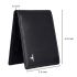 URBAN FOREST George Black Leather Wallet for Men
