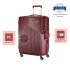 American Tourister Georgia Spinner Polycarbonate (Pc) 55 Cm Small Red Cabin Hard 4 Wheel Suitcase/Trolley Bag