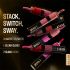 LAKMÉ Ultimate Glam 4-in-1 Lip Stack - 3 Matte, 1 Gloss - Nice Nudes 4ml