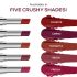 RENEE Crush Glossy Lipstick Besos 4gm, Non-drying, Highly Pigmented, Intense Moisturizing, Soft Texture, Lightweight, One Swipe Formula | Enriched With Jojoba Oil, Cocoa & Shea Butter