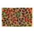 Onlymat Brown Red Green Natural Coir Doormat 75 cm x 45 cm x 1.5 cm for Main Door