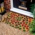 Onlymat Brown Red Green Natural Coir Doormat 75 cm x 45 cm x 1.5 cm for Main Door