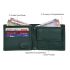 URBAN FOREST Zeus Vintage Green Leather Wallet & Green Card Holder Set for Men