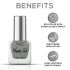 RENEE Hyper Gel Nail Paint- Sage Grey 10ml | Quick Drying, Glossy Finish, Long Lasting, Chip resisting Formula with High Shine Polish | Acetone & Paraben Free 