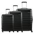 American Tourister Trolley Bags for Travel | Barcelona 55 Cms, 69 Cms, 79 Cms Polycarbonate Hardsided Spinner Set of 3 Luggage Bags | Suitcase for Travel | Trolley Bags for Travelling, Gunmetal