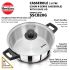 Hawkins 2 Litre Cook n Serve Casserole, Stainless Steel Saucepan with Glass Lid, Induction Pan, Sauce Pan for Cooking and Serving, Black (SSCB20G)