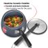 Hawkins Granite Ceramic Non Stick Inner Lid Handi/Contura Pressure Cooker, Combo Set, Grey (2 Litre and 3 Litre)