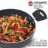 Hawkins Ceramic Nonstick 2.5 Litre Deep Kadhai, Induction Deep Fry Pan, Granite Kadai (ICK25)