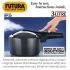 Hawkins Futura 3 Litre Pressure Cooker, Hard Anodised Inner Lid Pressure Cooker, Induction Cooker, Pan Cooker, Black (IFP30)