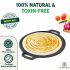 The Indus Valley Pre-Seasoned Cast Iron Cookware Set+ Free Tadka Pan|Tawa (30.5 Cm)+ Kadai (25.4 Cm/2.3L)+ Fry Pan (23 Cm/1.4L)|Kitchen Cooking Combo Pots & Pans Set Of 4Pcs|Naturally Nonstick - Black