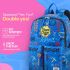 American Tourister Chupa Chups, 22L Volume School Backpack with Front Organizer and Spacious Interiors for Girls & Boys - Blue Cola