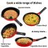 Hawkins 24 cm Frying Pan, Die Cast Non Stick Fry Pan, Ceramic Coated Pan, Induction Frying Pan, Red (IDCF24)