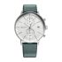 Titan Quartz Chronograph Silver Dial Leather Strap Watch for Men-NS90146SL01/NT90146SL01