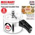 Hawkins Aluminium 2 Litre Miss Mary Pressure Cooker, Small Inner Lid Cooker, Silver (Mm20)