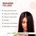 Plum Hibiscus Hair Serum for Long Hair, with Ceramides, Jojoba Oil and Vitamin E I Strong, Shiny Hair I Hair Serum for Women & Men I Serum for Hair Smoothing I 75ml