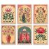 kotart Polystyrene-Painting For Wall Decoration Frames|Traditional Indian Art Pichwai Wall Décor Paintings|Traditional Wall Poster With Frames Set Of 6 (10X13 Inch, K)