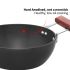 Hawkins Futura 2 Litre Deep Kadhai, Induction Deep Fry Pan, Hard Anodised Kadai with Glass Lid, Black (IAK20G)