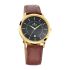 Titan Quartz Analog with Date Black Dial Leather Strap Watch for Men-NS1825YL01/NT1825YL01