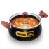 Hawkins Futura 4 Litre Non-Stick Cook in Serve Handi, Hard Anodised Biryani Handi with Glass Lid, Induction Saucepan, Sauce Pan, Black (Iach40G)