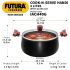 Hawkins Futura 4 Litre Non-Stick Cook in Serve Handi, Hard Anodised Biryani Handi with Glass Lid, Induction Saucepan, Sauce Pan, Black (Iach40G)