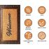 Onlymat Welcome Printed Natural Coir Rubber Doormat with Modern Decorative Designed Border Long-Lasting, Heavy Duty, Large and Thick for Indoor (75cm x 45cm, Brown and Beige)