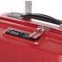 American Tourister 4 Wheel Inline Trolley Bag for Travel | Linex 55 Cms Polypropylene Hardshellsided Small Cabin Luggage Bag | Suitcase for Travel | 4 Wheel Inline Trolley Bag for Travelling, Red