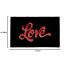 Onlymat Love Design Printed Coir Mat