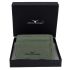URBAN FOREST Vintage Green Leather Magic Wallet for Men