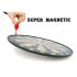 Cable World Indoor and Outdoor Magnetic Score Dartboard Kit with 6 Soft Darts (17 Inch, Multicolour)