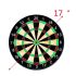 Cable World Indoor and Outdoor Magnetic Score Dartboard Kit with 6 Soft Darts (17 Inch, Multicolour)