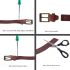 URBAN FOREST Marco Burnish Brown Casual Leather Belt for Men