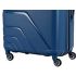 American Tourister Upland Spinner 55 Cms Polypropylene Hardsided Small Cabin Luggage|Speed_Wheel 8 Wheel Suitcase|Trolley Bag, Marine Blue, 24 Centimeters