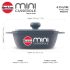 Hawkins Aluminium 0.75 liter Mini Casserole With Lid, Square Series Die-Cast Pan For Cooking, Reheating, Serving And Storing, Grey (Mcsg75)