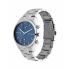 Titan Men's Metropolitan Charm: Men's Multifunctional Blue Watch with Metallic Accents-NS1805SM03/NT1805SM03