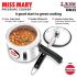 Hawkins 2.5 Litre Miss Mary Pressure Cooker, Inner Lid Cooker, Silver (MM25), Aluminium