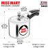 Hawkins Aluminium 3 Litre Miss Mary Pressure Cooker, Inner Lid Cooker, Silver (Mm30)