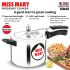 Hawkins Aluminium 4 Litre Miss Mary Pressure Cooker, Inner Lid Cooker, Silver (Mm40)
