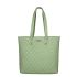 URBAN FOREST Nancy Mint Green Quilted Leather Handbag for Women